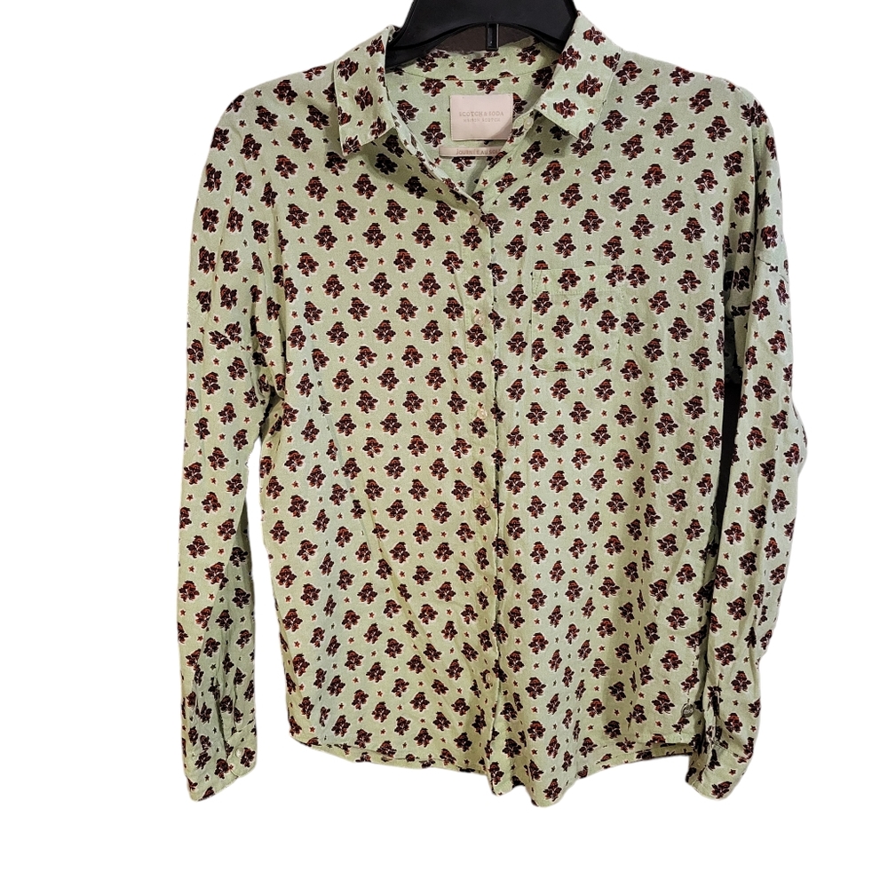 Scotch And Soda Floral Button Down Shirt
